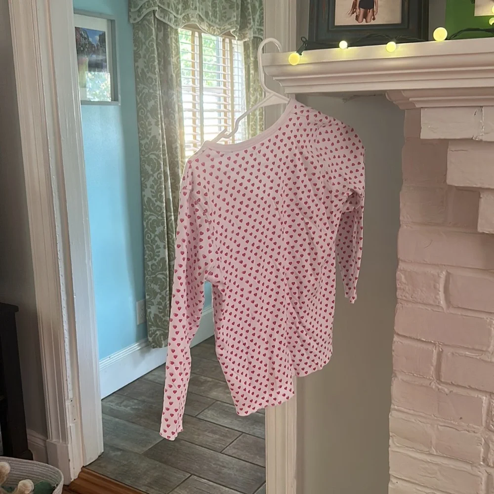 Roller Rabbit Pink Heart Patterned PJ Set - Picture 3 of 6